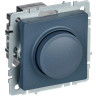 Светорегулятор IEK BRITE пов-наж. 600Вт СС10-1-0-БрМ маренго BR-D20-0600-K35